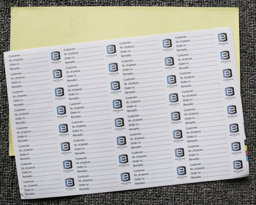 书写纸不干胶印刷